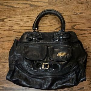 Betsey Johnson bowler bag